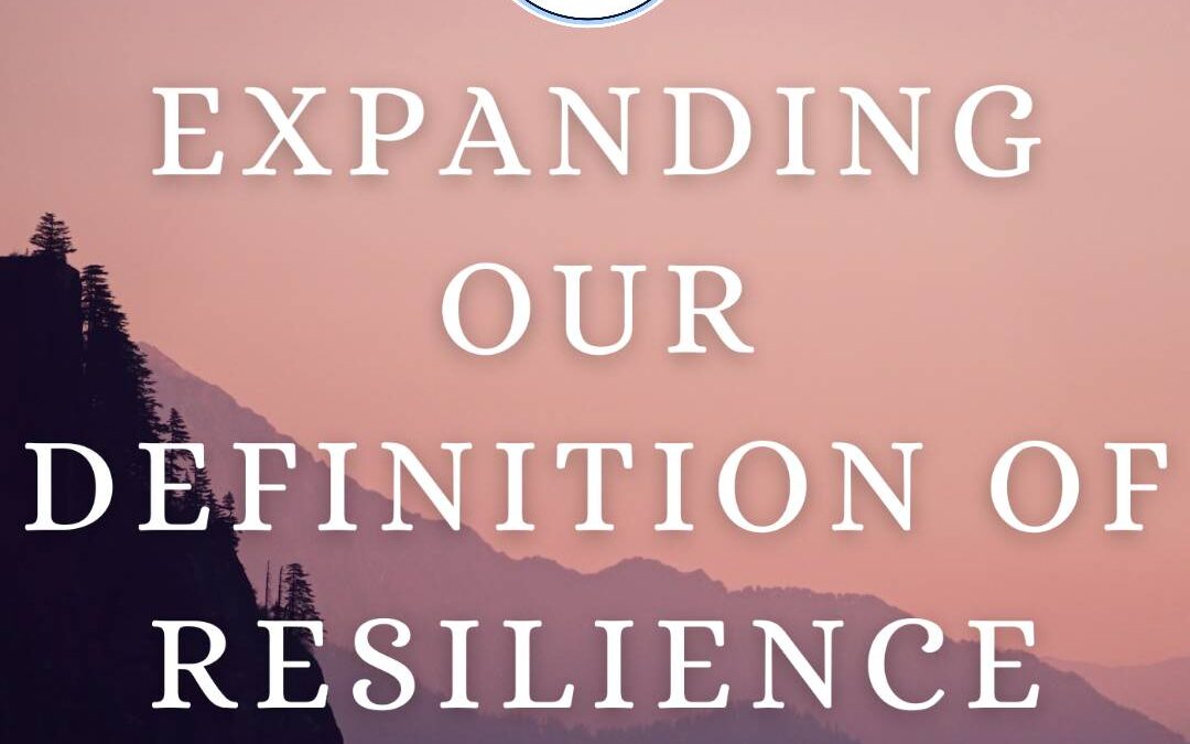 Expanding Our Definition of Resilience
